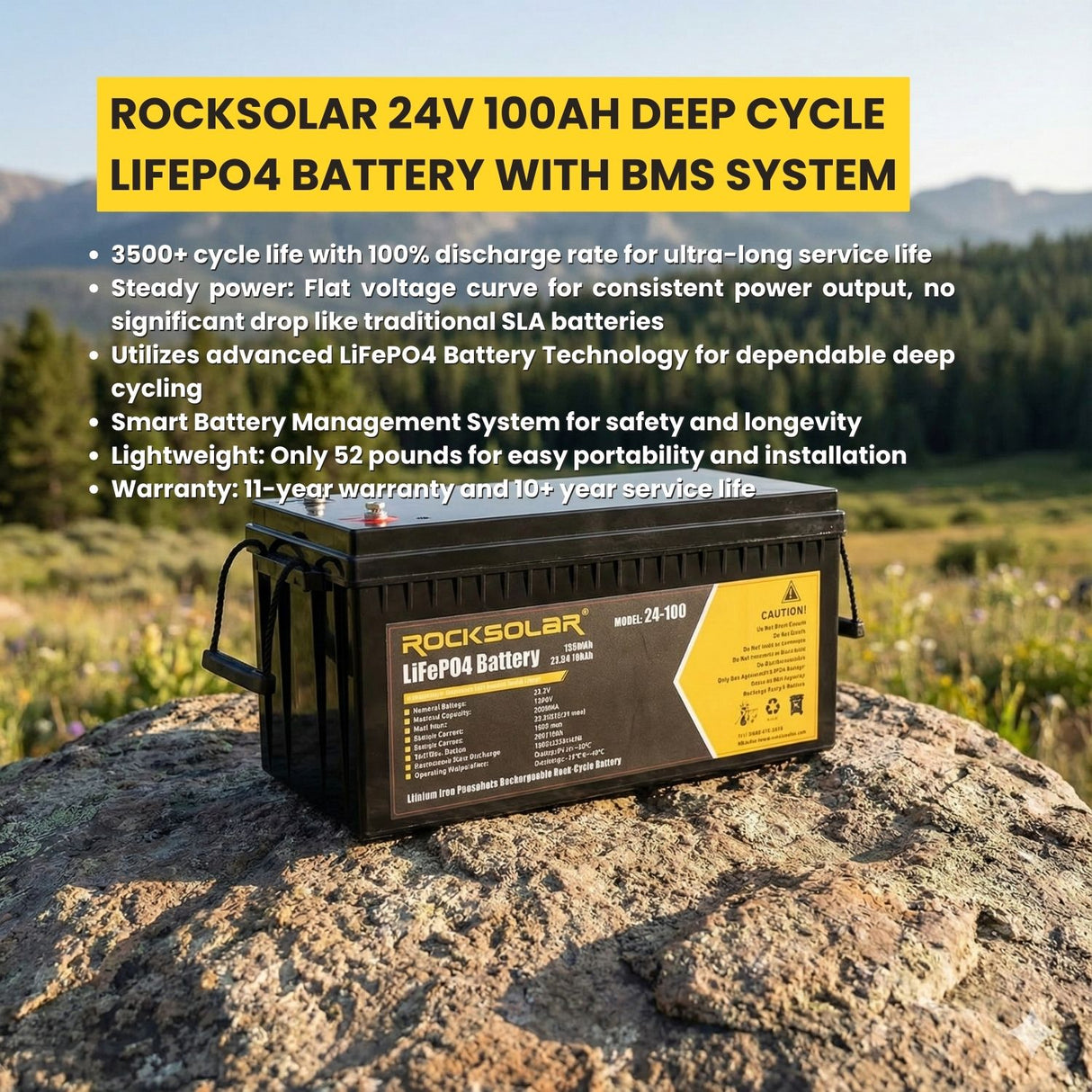 ROCKSOLAR 2000W 24V Off-Grid Solar System