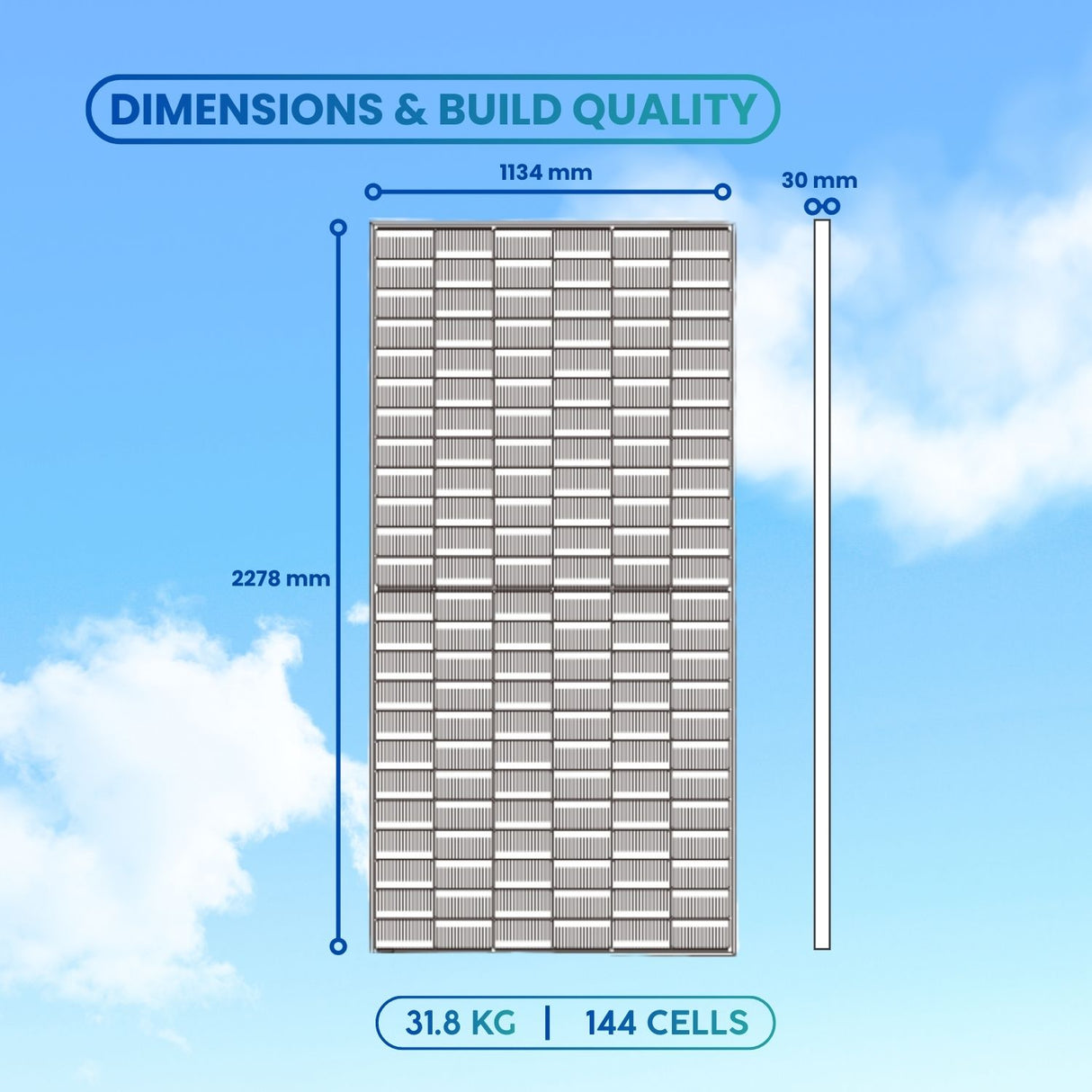 JA Solar JAM72D40 MB (600–605W) N-Type Double Glass Bifacial Module(0.395/W)