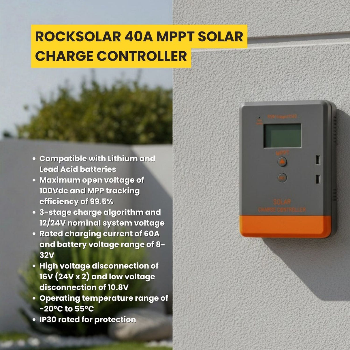 ROCKSOLAR 2000W 24V Off-Grid Solar System