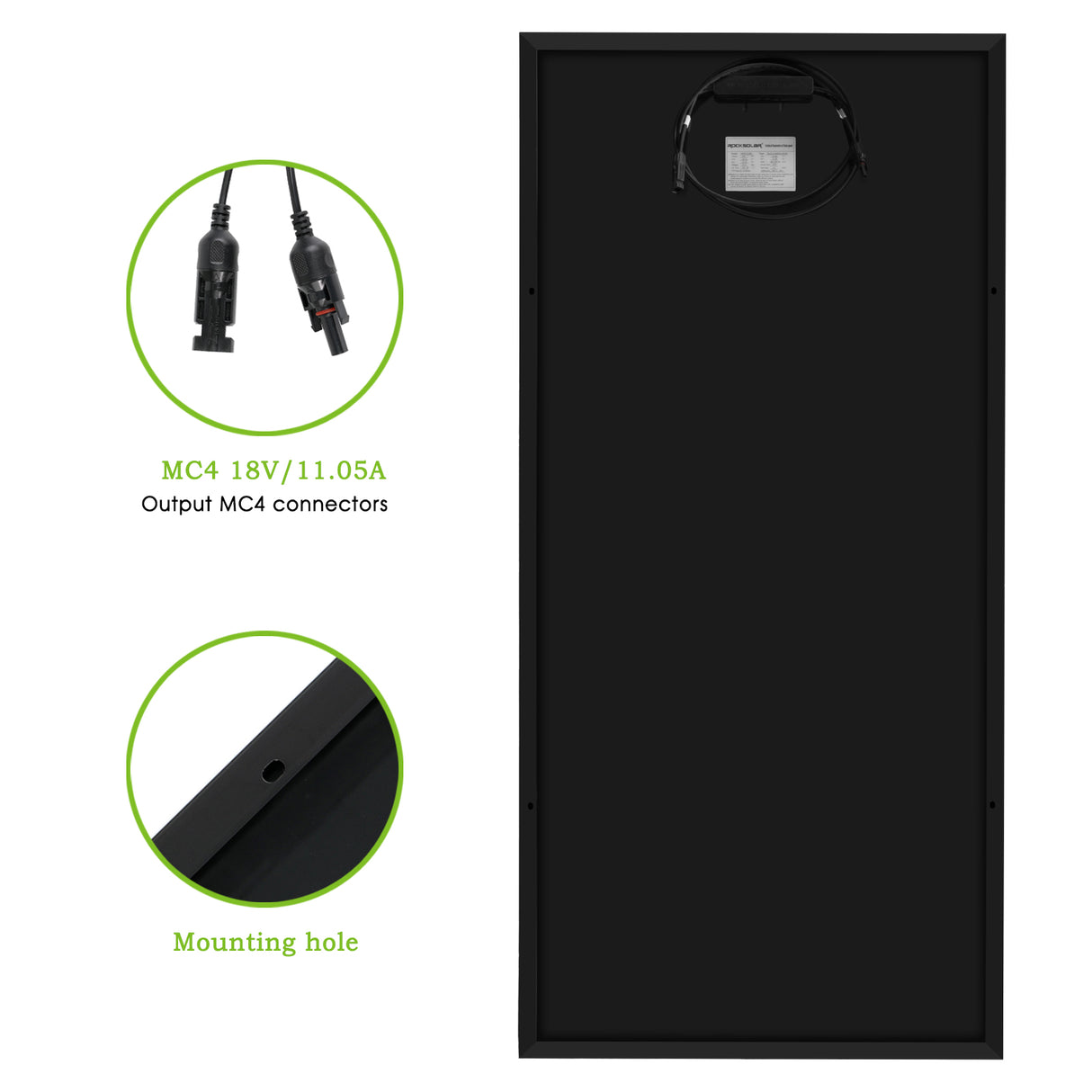 ROCKSOLAR 880W 24V Rigid Solar Panel Kit