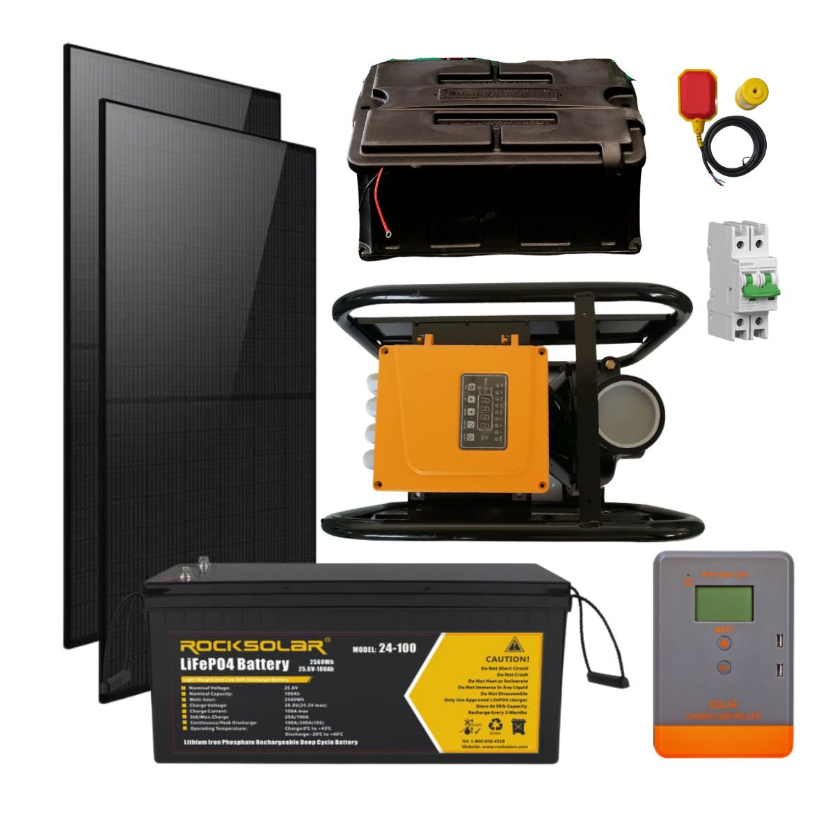 Solar DC Brushless Water Transfer Pump System for Cattle farmers