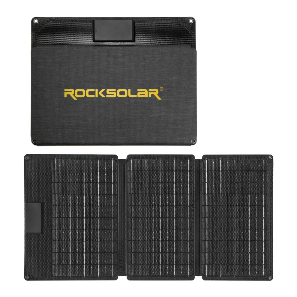 ROCKSOLAR 30W 12V Foldable Solar Panel - Portable USB Solar Battery Charger