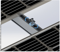 Grounding Mid Clamp - Clear
