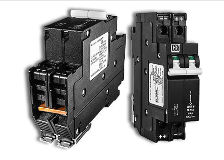 Midnite Solar MNEPV 600V 2PP DIN Rail Mount Breaker Various Amps
