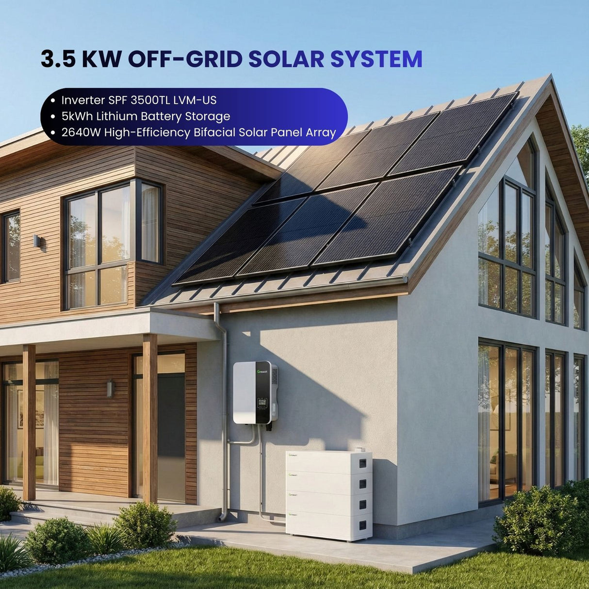 3.5kw off grid sola system