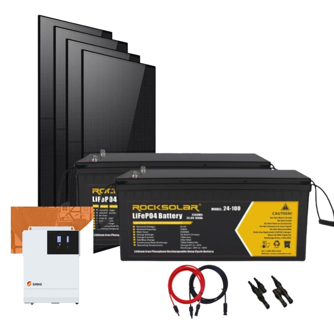 ROCKSOLAR 3000W 24V Off-Grid Solar System