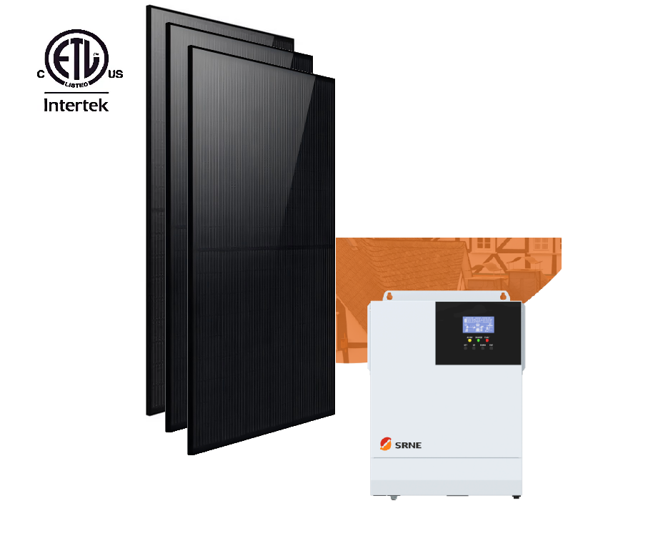 24V 3kW Off-Grid Solar Panel Kit with 1320W solar Panels