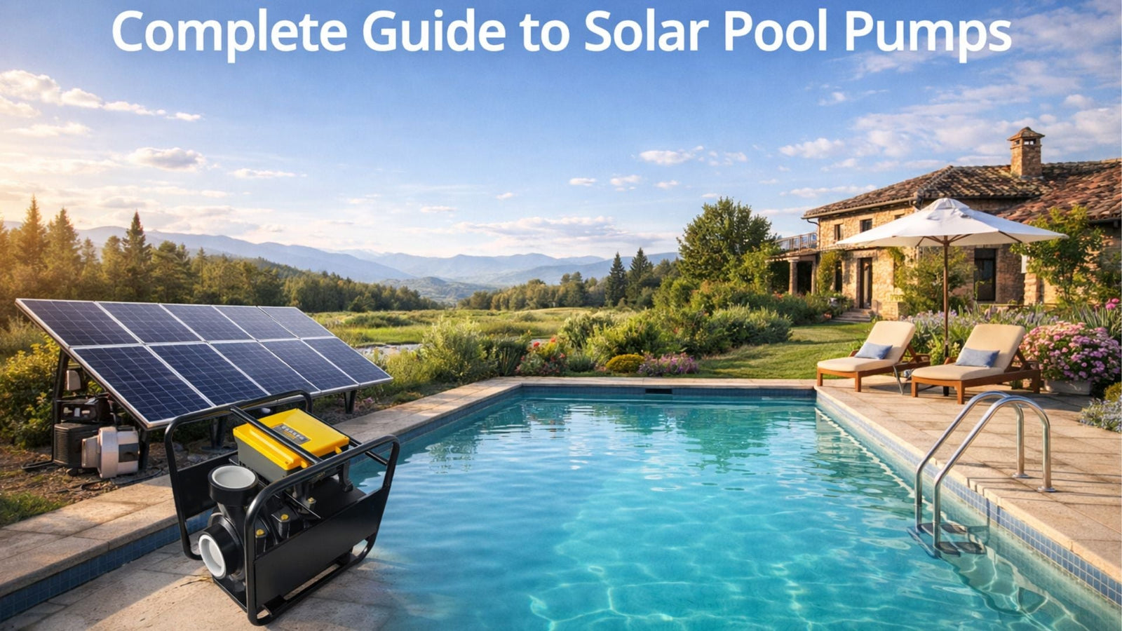 Complete Guide to Solar Pool Pumps: Everything You Need to Know