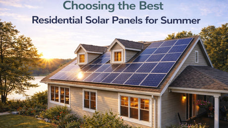 How to Choose the Best Residential Solar Panels for Summer