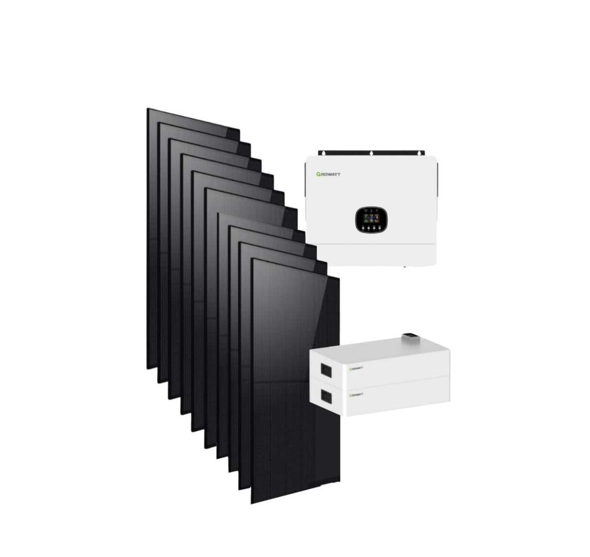 Sistema solar independiente de la red, de 6 KW, fase dividida, 120/240 V CA