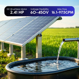 Rocksolar 2.41HP Solar-Powered Submersible Pump Kit