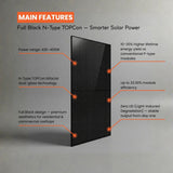 Matesolar 430W N-Type Bifacial TOPCon all black Solar Panel ($0.38/W)