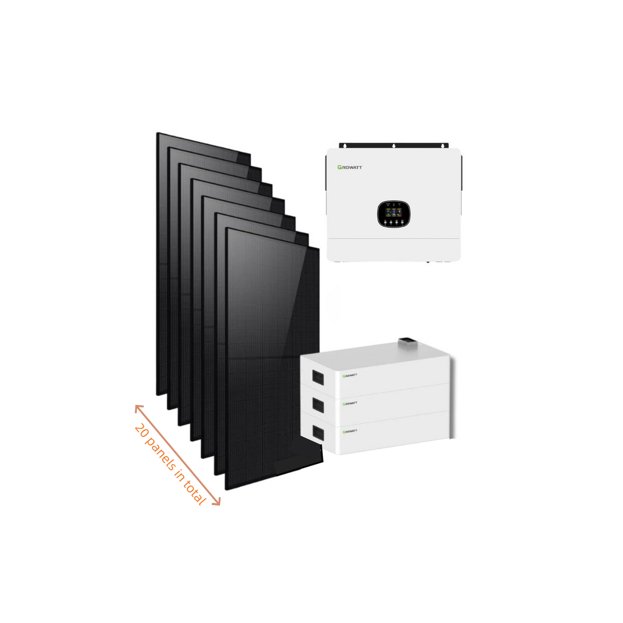 12KW Split Phase 120/240Vac Off-Grid Solar System