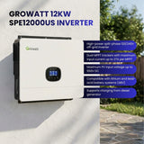 Rocksolar 12kW Off-Grid Solar Kit with Hybrid Inverter, 48V Lithium Storage & 12×600W Panels