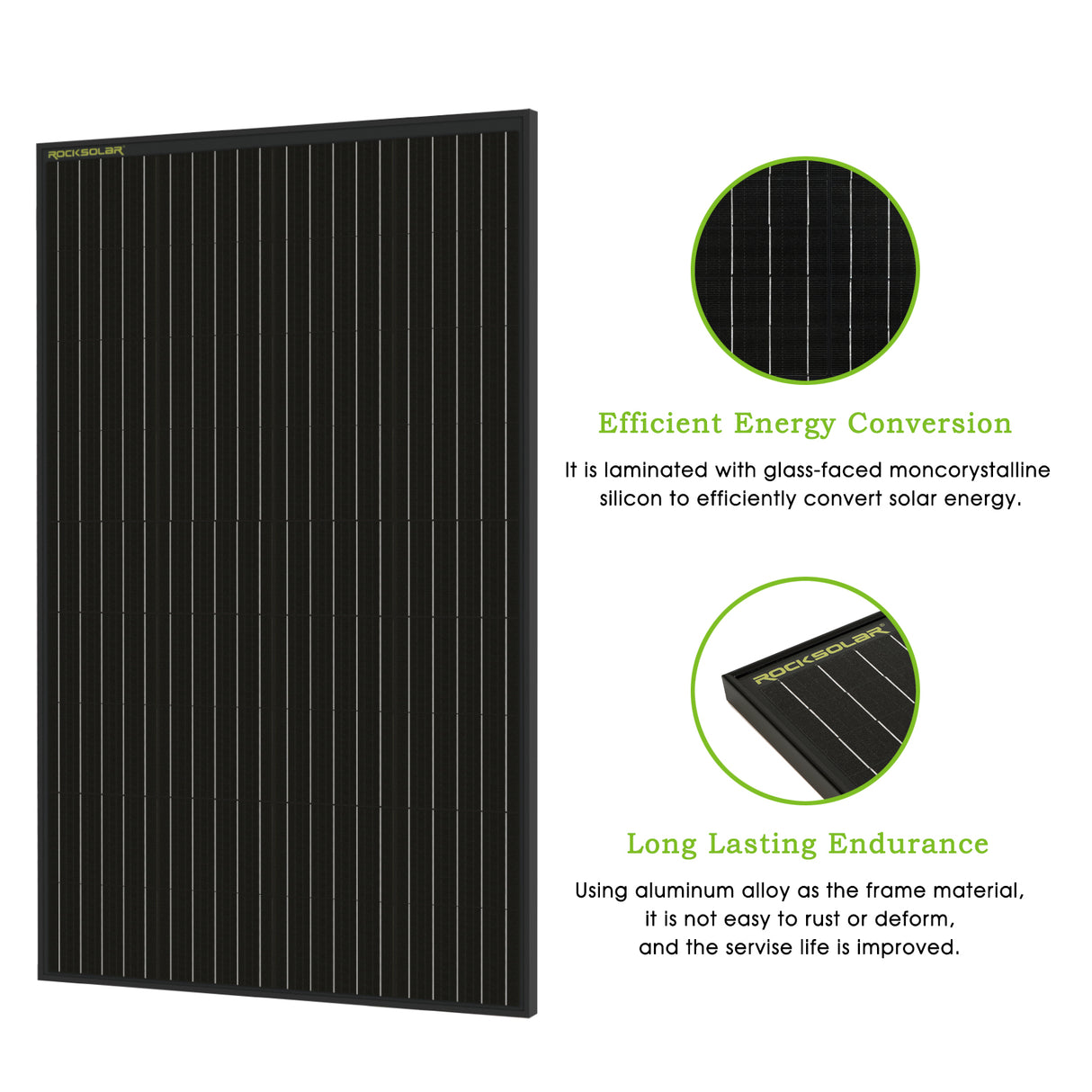 ROCKSOLAR 1000W 12V Off-Grid Solar System