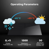 THORNOVA 600W Monocrystalline Rigid Solar Panel