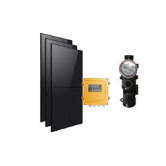 Kit de bomba solar para piscina ROCKSOLAR de 1,34 HP CA/CC para piscina de 40 000 galones 