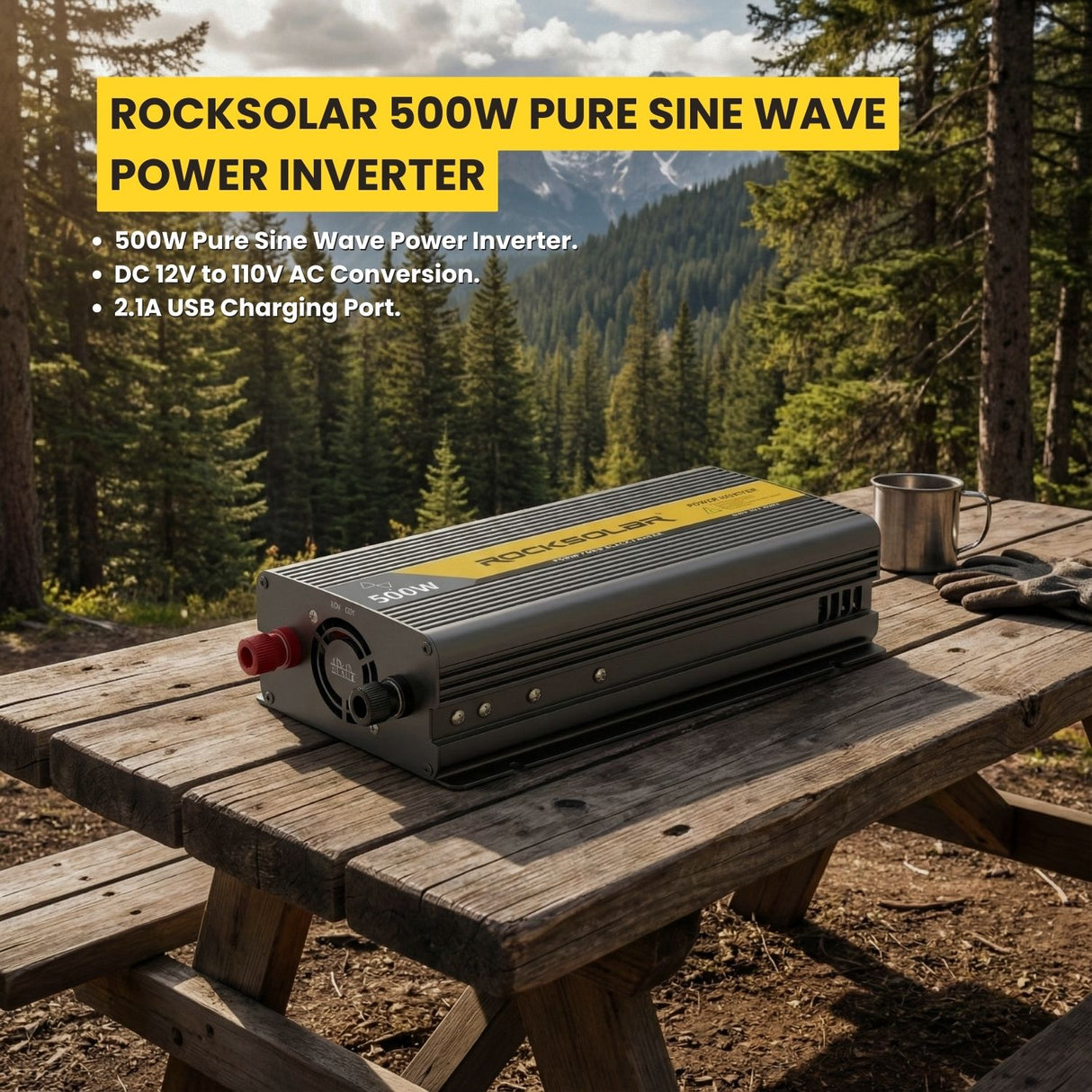 ROCKSOLAR 500W 12V Off-Grid Solar System
