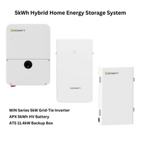 Sistema de energía de respaldo parcial para el hogar Growatt de 3,8 a 6 kW
