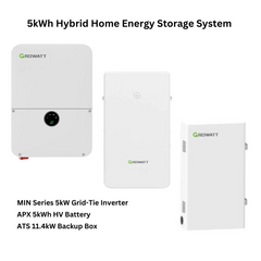 Sistema de energía de respaldo parcial para el hogar Growatt de 3,8 a 6 kW