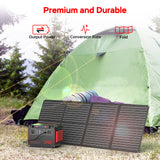 GENWATT G638 Portable Power Station + Solar Panel Combo