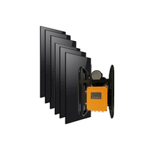 Kit de bomba solar sin escobillas ROCKSOLAR de 1.88HP 60-450V para transferencia de agua