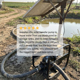 Rocksolar 0.4HP 20-40V Solar DC Brushless water transfer Pump Kit