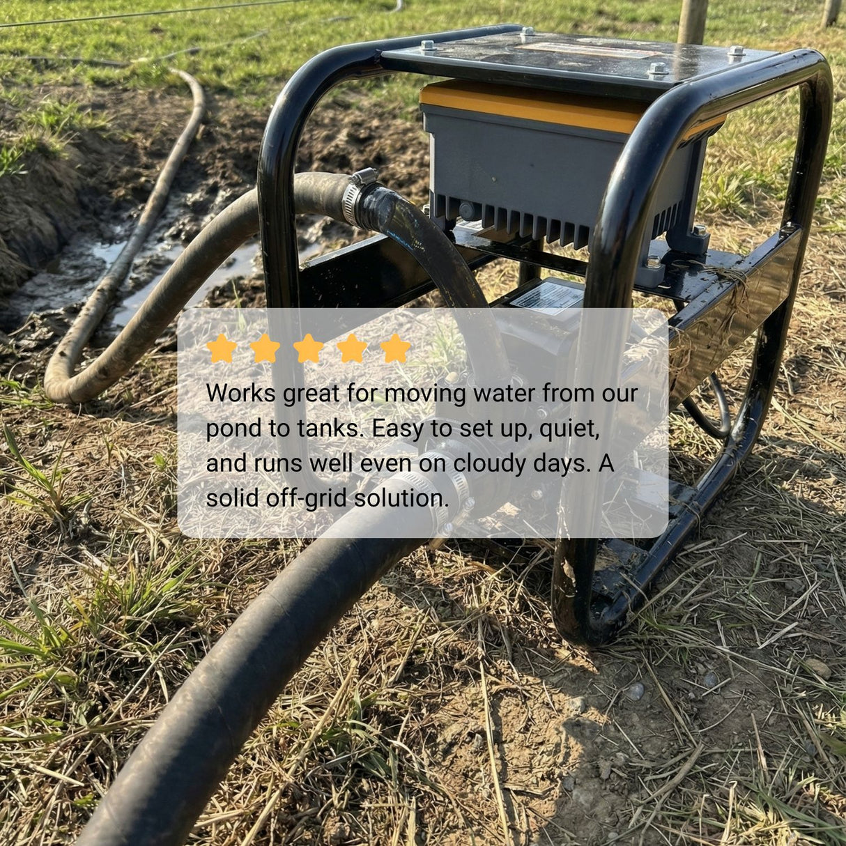 Rocksolar 1.88HP 60-450V Solar DC Brushless water transfer Pump