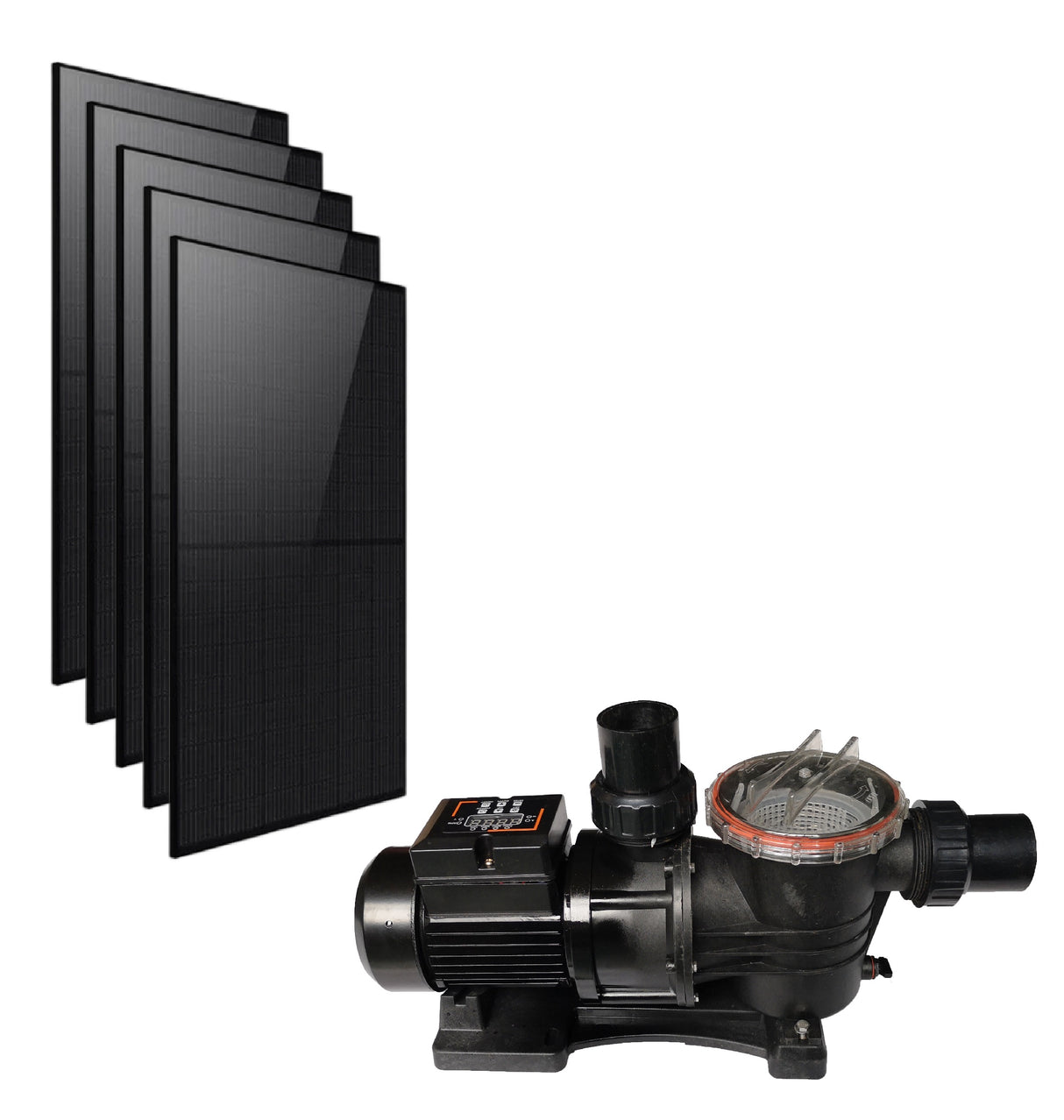 2.14HP Solar DC Brushless Swimming Pool Pump Kit