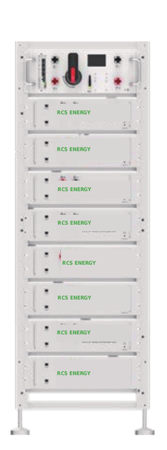 ROCKSOLAR 40–60kWh High-Voltage LiFePO₄ Battery Storage System
