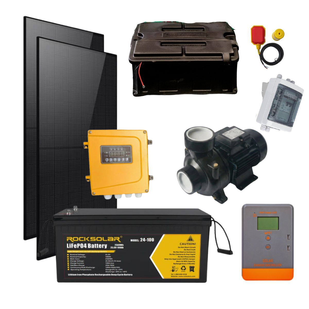 Solar DC Brushless Water Transfer Pump System for Cattle farmers