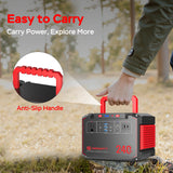 GENWATT G638 Portable Power Station + Solar Panel Combo