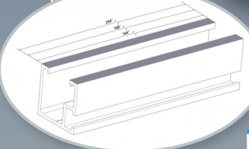 Lite Rail 168 inch