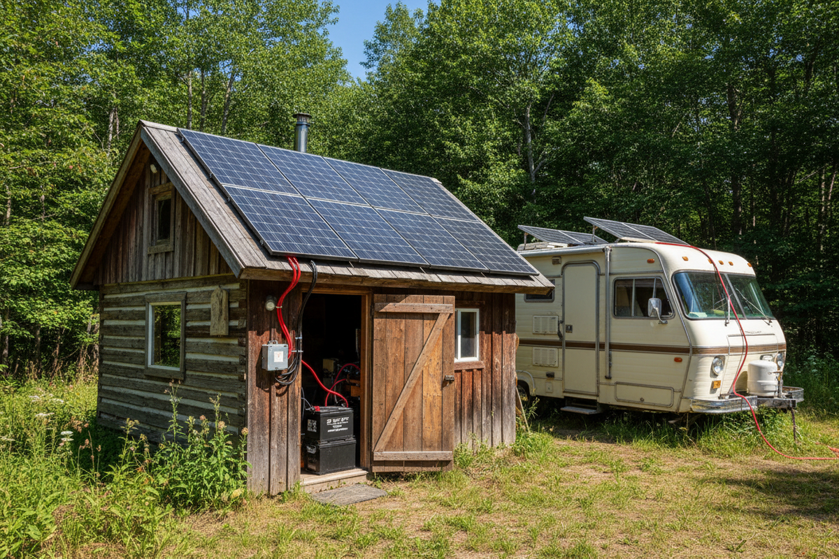 Off-Grid Solar Systems For RVs & Cabins