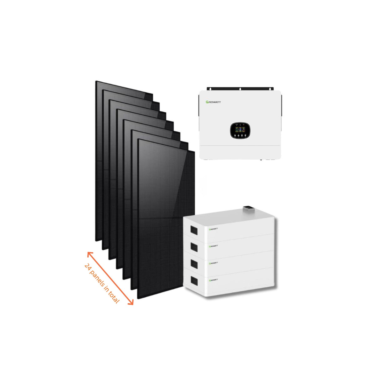 12 KW Premium Split Phase 120V/240Vac Off-Grid Solar System