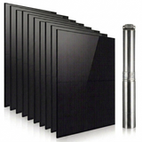 Kit de bomba sumergible con energía solar Rocksolar de 4.0 HP