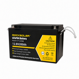 ROCKSOLAR R-T12200B 12.8V 200Ah battery — 100A maximum charging current