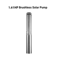 Bomba sumergible híbrida solar DC/AC Rocksolar de 1.61HP