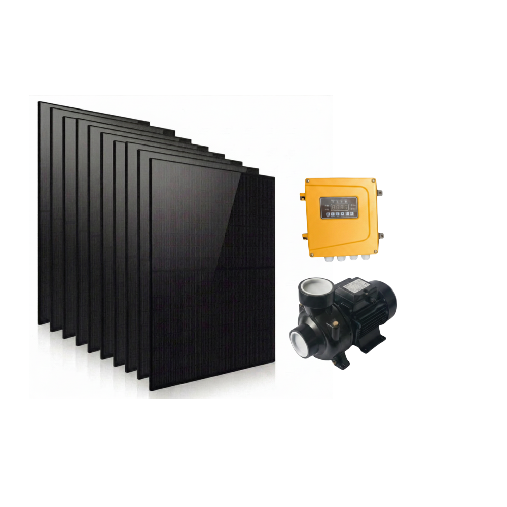 Rocksolar 3.75HP 60-450V Solar DC Brushless water transfer Pump Kit