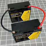 Rocksolar 3AWG Series Wiring Kit For 12V Batteries To 24V, 36V OR 48V