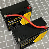 Rocksolar 6AWG Series Wiring Kit For 12V Batteries To 24V, 36V OR 48V