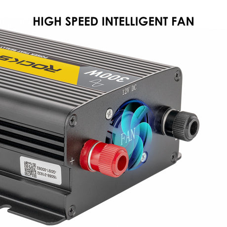 high speed fan on inverter pure sine wave 300w​

