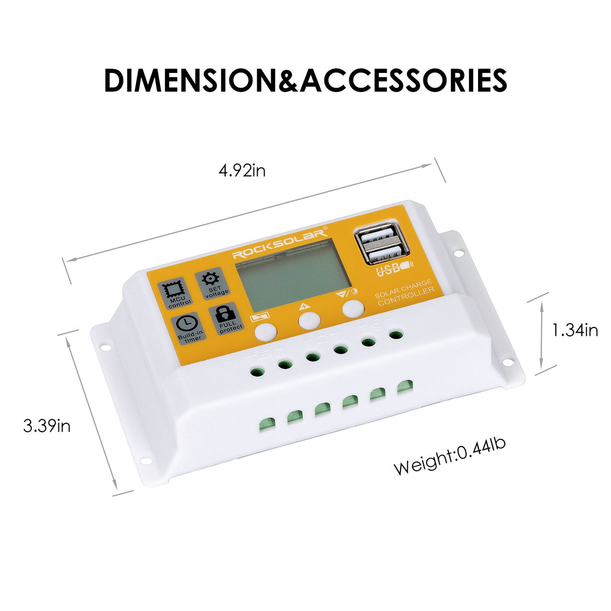 20A solar panel charge controller